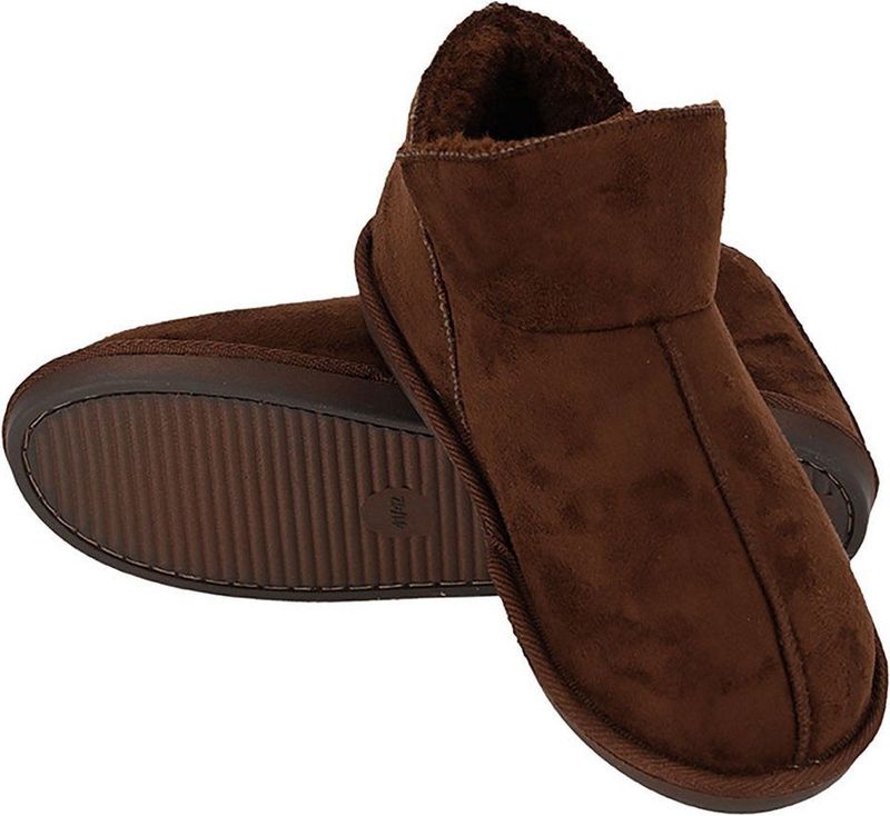 Morethansocks - Hoge Sloffen - Suede - Pantoffels Heren - Warme Sloffen