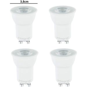 Integral - LED PAR11 GU10 - 2.8W - Extra Warm Wit - 4 Stuks - Niet-Dimbaar