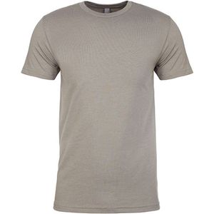 Men´s CVC T-Shirt met ronde hals Stone Grey - S