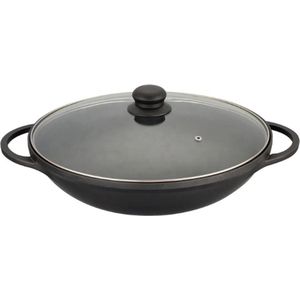 Wok 40 cm - Wok met Deksel - Aziatisch Koken - Wokken