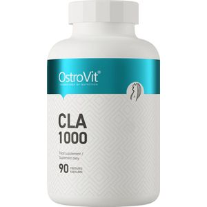 OstroVit CLA 1000 mg – 90 Softgels – Geconjugeerd Linolzuur – Ondersteunt vetmetabolisme & spierdefinitie – Hooggedoseerd CLA Supplement
