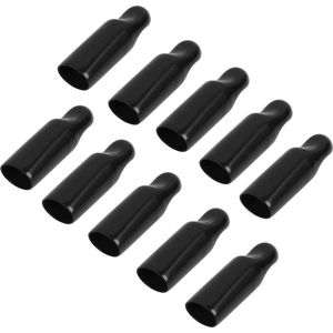 10 Stuks Bier Kraan Cover Zwart Ontwerp - Tap Fat Caps Rubber Tap Fopspeen - Sanitaire Cover Voor Thuis Bier Brouwen Accessoires .