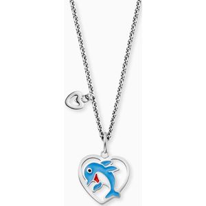 Engelsrufer - Kinderketting - Roestvrij Staal - Dolfijn - Verstelbaar in Drie Lengtes