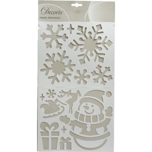 Sneeuwspray met Kerst Raamsjablonen Set - spuitsneeuw