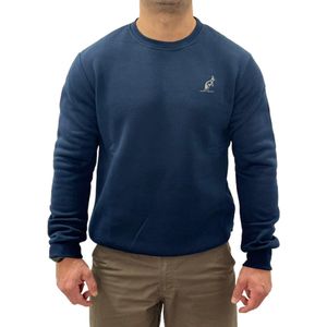 Australian Jogging Sweater - Jogging Trui - Donker Blauw - Heren - M