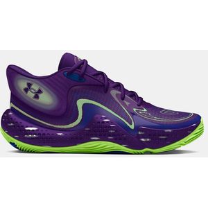 Under Armour - Spawn 6 - Mid-cut Basketball Schoenen - Paars