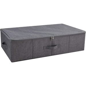 Opbergbakken voor onder het bed - Zwart en grijs - AMX .