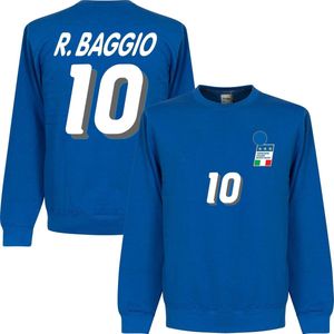 R. Baggio 10 Italië 1994 Sweater - Blauw - 3XL