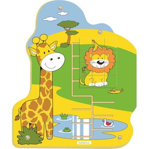 Beleduc Jungle wandspeelmodule - Wandspeelgoed -  muurspel Leeuw 51 Cm