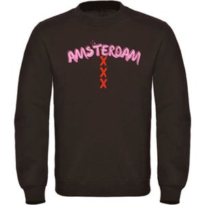 Sweater zwart M - Amsterdam - soBAD.
