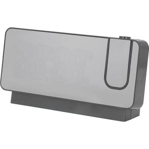 Digitale Projectie Wekker met LED Spiegel en Draaibare Projector voor Slaapkamers