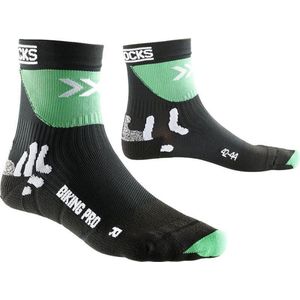 X-Socks Biking Pro Fietssok Zwart Groen