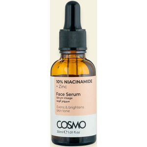 Face Serum Niacinamide 10% + Zink – Tegen Puistjes & Glans – 30ML