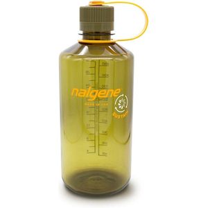 Nalgene Narrow Mouth Bottle - Drinkfles - 1.0 liter - BPA free - Olijf