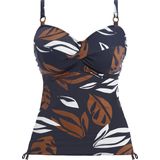 Fantasie Lake Orta UW Twist Front Tankini Top Dames - Marineblauw