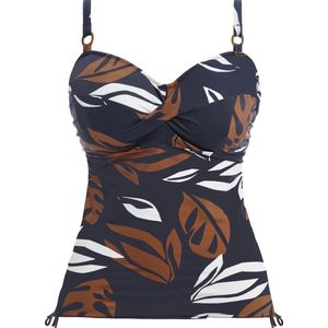 Fantasie Lake Orta UW Twist Front Tankini Top Dames - Marineblauw