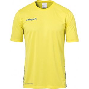 Uhlsport - Score - Training T-Shirt - Limoen Geel-Azuur Blauw