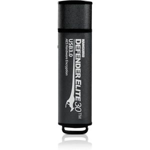 Kanguru - Defender Elite30 – 512 GB - Hardware Encrypted USB-Stick – USB 3.0 – FIPS 140-2 Level 3 – Fysieke Schrijfbeveilingsschakelaar - Zwart