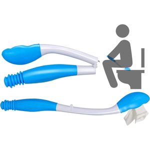 Toilethulpmiddelen - Gereedschap Bodemwisser Tissue Grip Lange Steel Reikwijdte Opvouwbare Comfortdoek Voor Gehandicapte Ouderen