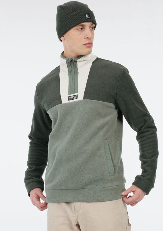 Protest - PRTLowton - Skipully - Aspen Green - Lange Mouwen - 1/4 Rits