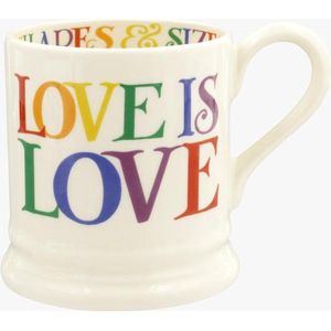 Emma Bridgewater Mug 1/2 Pint Rainbow Toast Love is Love