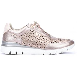 Pikolinos - Cantabria - Leren Sportschoenen - Zilver