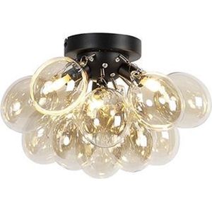 QAZQA uvas - Design Plafondlamp - 3 lichts - Ø 300 mm - Goud/messing - Woonkamer | Slaapkamer | Keuken