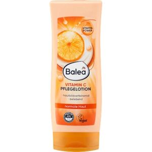 Balea Vitamine C Bodylotion | 1x 200ml - Met Vitamine C en E, Niacinamide & Abrikozenpitolie | Huidvernieuwend & Revitaliserend