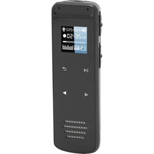 Digitale voice recorder mini met ruisonderdrukking en hoge gevoeligheid – 128 GB geheugen