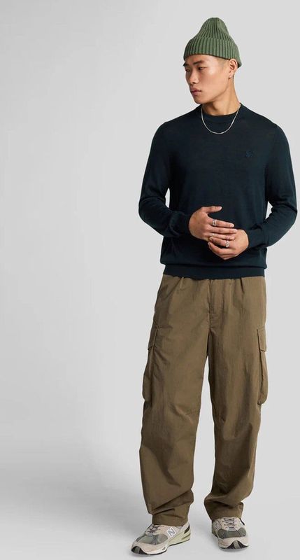 Lyle & Scott, Heren, Truien, Blauw, Maat: XL Wol,