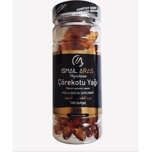 Zwarte Komijn Olie Softgel 100 capsules 100% natuurlijk Versterkt de immuniteit en zorgt voor een goede gezondheid.