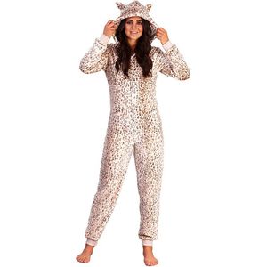 Onesie - Leopard Print - Jumpsuit - Hooded - Luxe Super Zacht