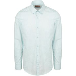 Suitable - Overhemd - Lichtgroen - Slim-Fit - Casual Shirt