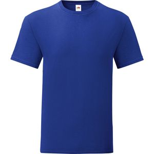 Fruit Of The Loom - Iconisch T-shirt - Cobalt Blauw
