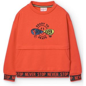 Boboli - Pockets - Trui - Oranje - 14 Years - Jongens