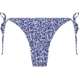 Hunkemöller Dames Badmode Cheeky Tanga Bikinibroekje Lobos - Blauw - maat XL