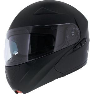 Motor / Scooter Helm - Vito Lanzetti - Systeemhelm - Mat zwart - XL