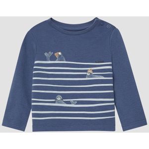 T-Shirt - Knuffelzacht - Baby - Met Schattige Print - Drukknopen Aan De Zijkant