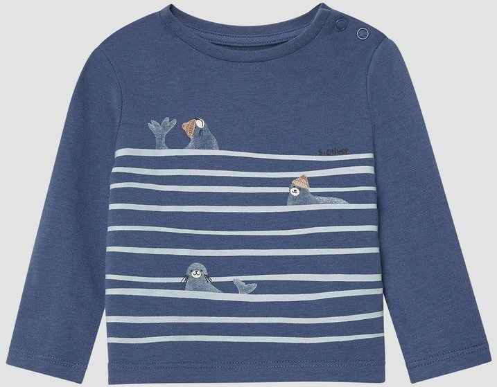 T-Shirt - Knuffelzacht - Baby - Met Schattige Print - Drukknopen Aan De Zijkant