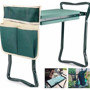 tuinkrukjes-Tuin kniebank-kniebank tuinieren-Tuinkruk-Opvouwbaar kniebank en Zitje-met 150kg -Voor Vrouwen Mannen Senioren Tuinm