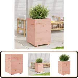 vidaXL Plantenbak - 50x50x72,5 cm - Massief Douglashout Plantenbak - Plantenbakken - Bloempot - Bloembak