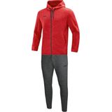 Jako - Tracksuit Hooded Premium Woman - Joggingpak met kap Premium Basics - 34 - Rood