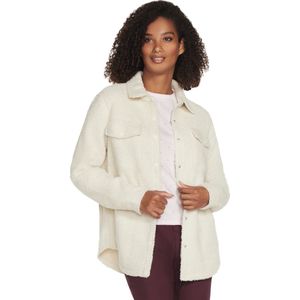 Skechers Sherpa Jacket, Vrouwen, Beige, Jasje, maat: L