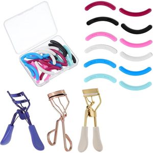 Brenzoos - 30 stuks wimpertangen met navulpads - siliconen rubber - vervangende pad - universele wimpertangen - reserverubber - wimper pads