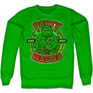 Teenage Mutant Ninja Turtles TMNT Party Master Since 1984 Sweatshirt Green-S