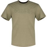 Guess Bsc Guestack T-shirt Met Korte Mouwen Beige,Groen S Man