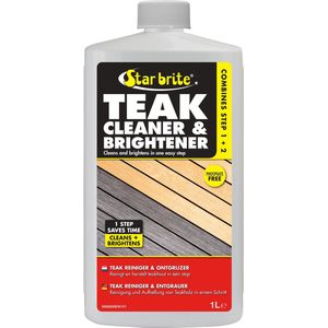 STAR BRITE Teak Reiniger & Ontgrijzer - Vernieuw Oud, Grijs, Vuil Teak/Hardhout in 1 Stap - 1 L