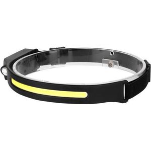 Oplaadbare LED hoofdlamp - 3W COB + 1W LED - Koud wit