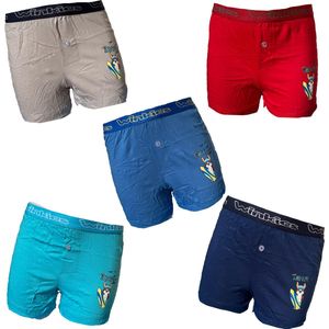 Embrator jongens Boxershorts Loose Fit 5-stuks mix maat 104/110