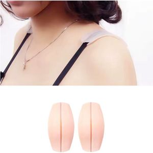 CHPN - Pads voor BH bandjes - Siliconen Schouder Pads - Snijdende BH bandjes - Bescherming voor BH Bandjes - 1 paar - Beige